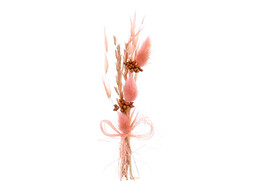 Trockenblumenstrau  15cm mit Klebestreifen rosa