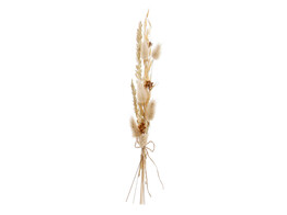 Trockenblumenstrau  30cm ecru