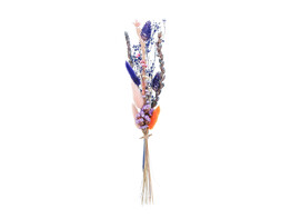 Trockenblumenstrau  30cm rosa - lila - blau - orange