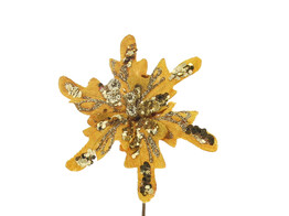 Flower spangles gold