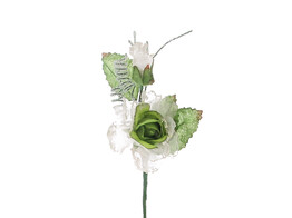 Piquet Rose klein   gro    3 Blatter hellgrun