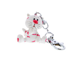 Tiger  Streep  keyring fuchsia