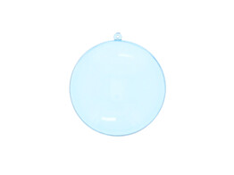 Plexi lentille XL met lus 7 cm licht blauw