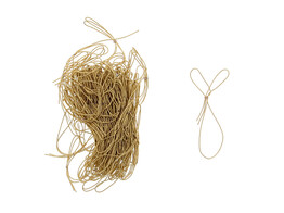 Strik 2-lussig elastiek 10 cm kleur 15 goud
