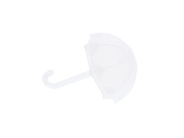 Plexi paraplu frost wit