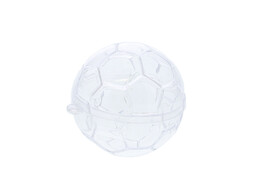 Plexi football 6 cm with loop transparent
