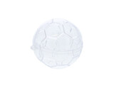 Plexi voetbal 6 cm met lus transparant