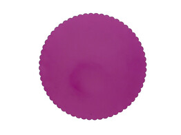 Cello rond 24 cm bordeaux    14   O01