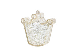 Plexi box crown with glitter gold