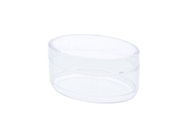 Plexi box oval 6.5  cm