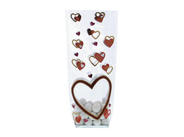 PP zakje 100 x 220 mm Hearts
