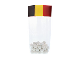 PP Crossed bottom bag 120 x 225 mm Belgian flag