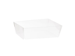 PET transparent lid for basket 23 x 17 x 8 cm