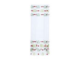 PP blokbodemzak bedrukt Kerstboom 100   60 x 280 mm