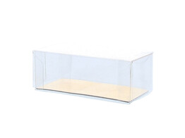PVC box with lid 80 x 40 x 30 mm with gold cardboard   Z115