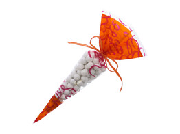 Cornet 18 x 37 cm 250 gr. orange-red          Z29