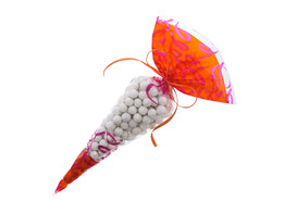 Cornet 25 x 46cm 500g orange-red         Z30