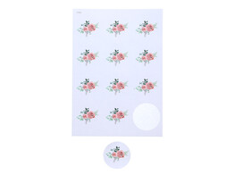 Sticker 6 35 cm  Rosie  zonder tekst