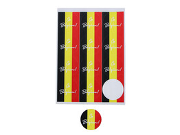Sticker 6 35 cm  Go Belgium 