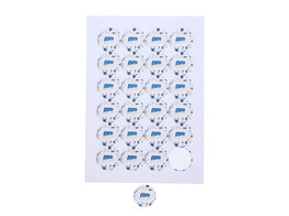 Sticker 4 cm  Papa Music 