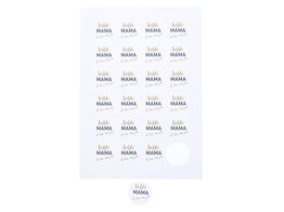Sticker 4 cm Liefste MAMA ik hou van jou