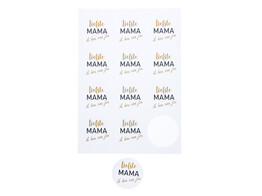 Sticker 6 35 cm Liefste MAMA ik hou van jou