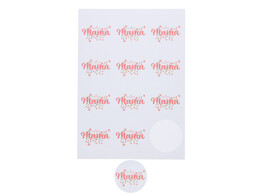 Sticker 6 35 cm  Fleur  allerliefste mama