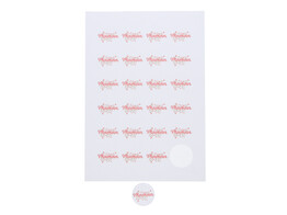 Sticker 4 cm  Fleur  la meilleure maman
