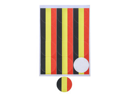 Sticker 6 35 cm Belgian flag