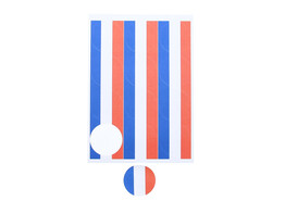 Sticker 6 35 cm French flag