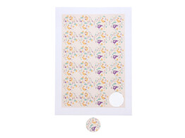 Sticker 4 cm Bunny  Pompom 