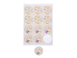 Sticker 6 35 cm Bunny  Pompom 