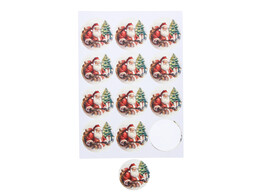 Sticker 6 35 cm Santa  Baba 