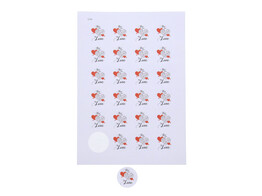 Sticker 4 cm  You are  my love