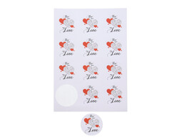 Sticker 6 35 cm  You are  my love