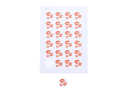 Autocollant 4 cm  Kiss 
