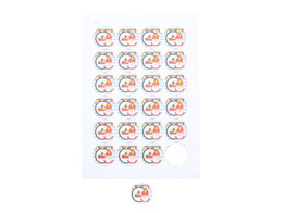 Sticker 4 cm Sint  Party 