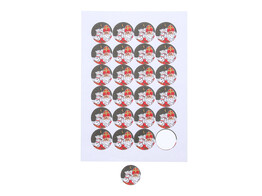 Autocollant 4 cm Saint Vintage  OZOSNEL 