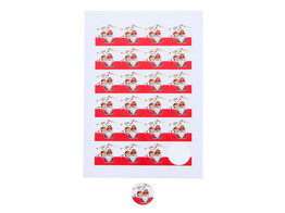 Autocollant 4 cm Saint Vintage et Pere Suie  Color 