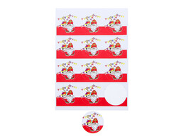 Autocollant 6 35 cm Saint Vintage et Pere Suie  Color 