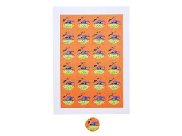 Autocollant  4 cm sorciere