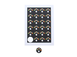 Autocollant 4 cm  Halloween Mix 