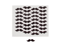 Autocollant brillant  Moustache  GM