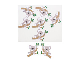 Autocollant brillant koala  Zelda  sur branche GM
