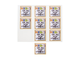 Autocollant brillant  Patchwork  merci GM neerlandais