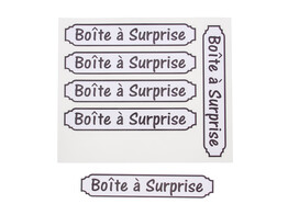 Sticker glossy  Boite a surprise  LM