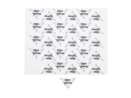 Autocollant brillant  Happy Birthday  drapeau PM