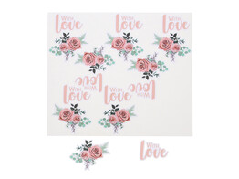 Sticker blinkend  Rosie  with love GM