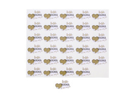 Sticker blinkend  Golden Heart  liefste MAMA KM Nederlands