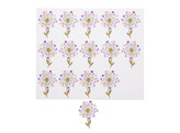 Sticker blinkend  Dandelion  blaasbloem met hartjes GM